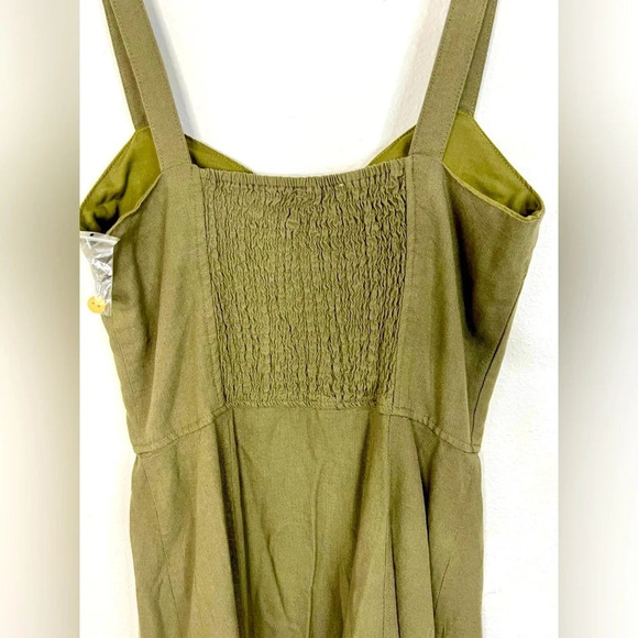 🆕 Angel Kiss Green Button Down Dress - Picture 8 of 8
